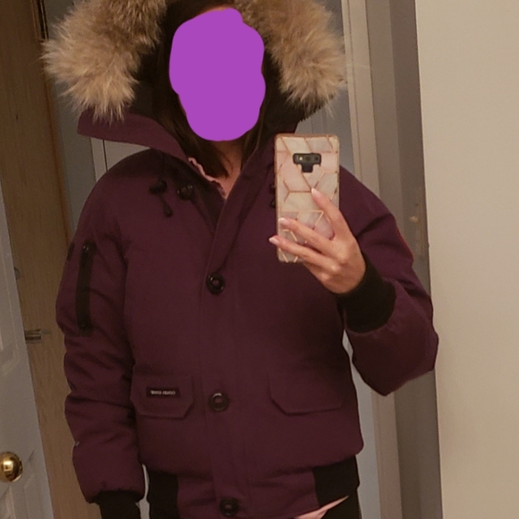 🌼SOLD🌼Canada Goose Chilliwack Bomber jacket size small, limited edition purple - Picture 14 of 15